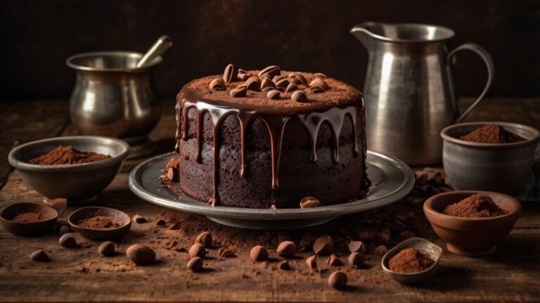 Bolo de Chocolate Macio com Cobertura Cremosa